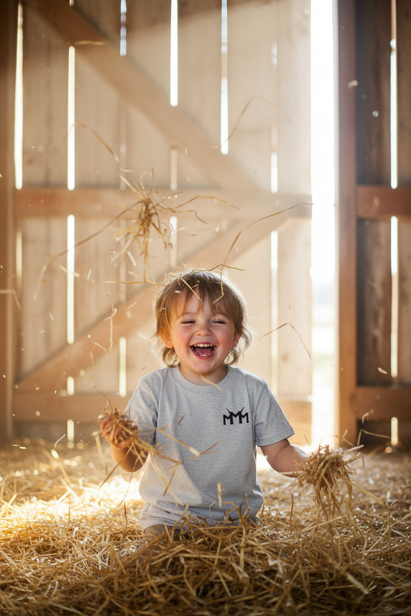 The "Little Farmhand" Classic Logo Tee-Youth