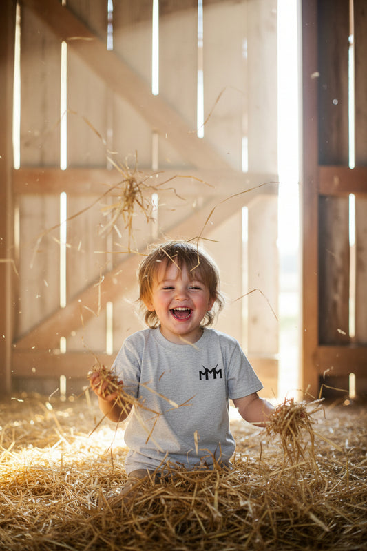 The "Little Farmhand" Classic Logo Tee-Youth